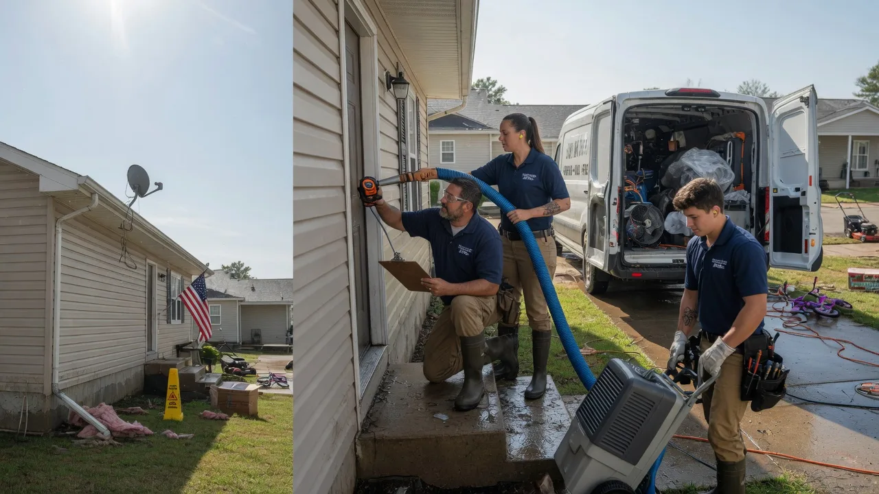 Ceiling Water Damage Restoration in Tullos, LA near me